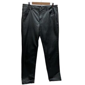 SZ. 16 JEANS SLIM LEG BLACK NICE! DENNIS BASSO